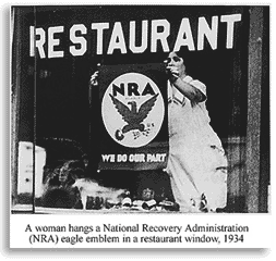 NRA restaurant sign